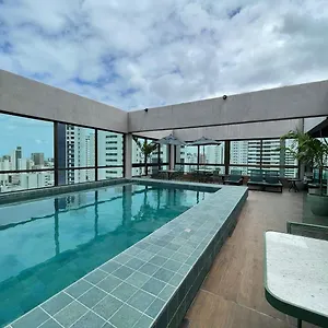 Novissimo Flat Rooftop Apto 405 - 2 Pessoas Apartamento Recife